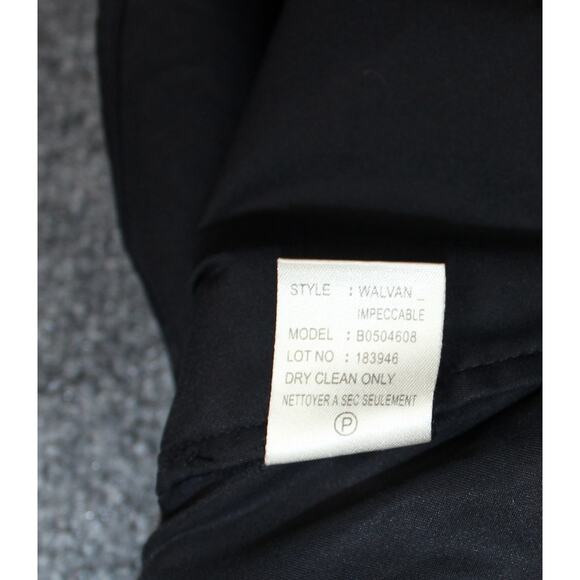 Theory Shirt Dress Women's Size 4 Black Sleeveless Button - Picture 16 of 16